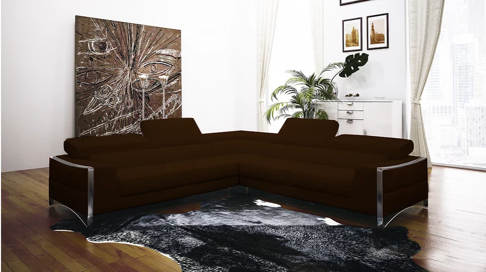 CALI BROWN SECTIONAL