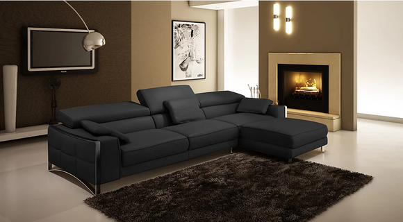 LEVEN BLACK SECTIONAL