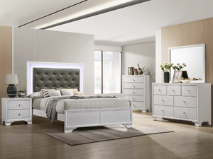 LYSSA WHITE COMPLETE BEDROOM SET