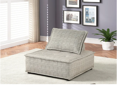 HAPPY BEIGE MODULAR ACCENT CHAIR