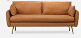 FLOOR MODEL* PARK VEGAN LEATHER SOFA