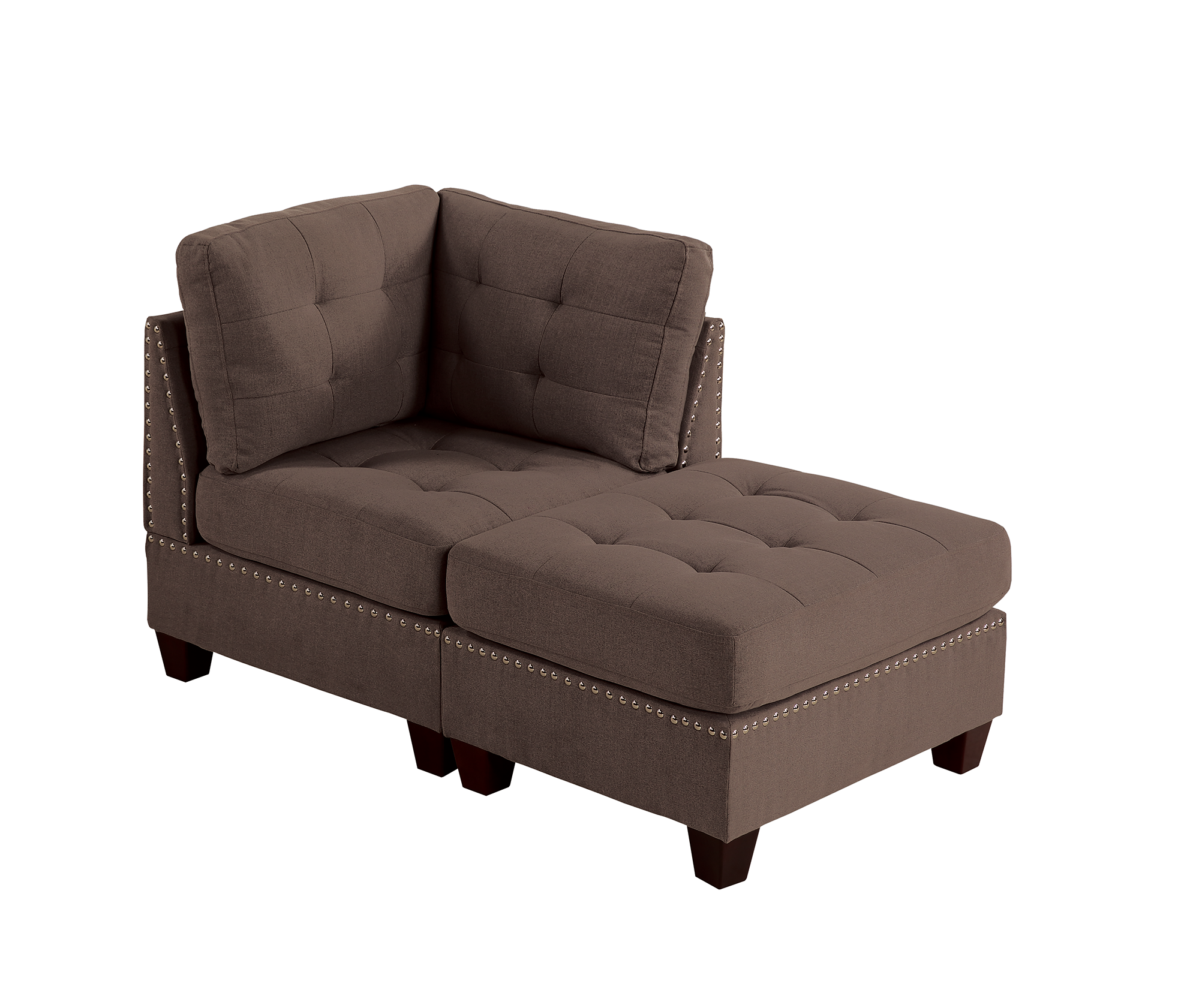 2PC in Black Coffee MODULAR SET