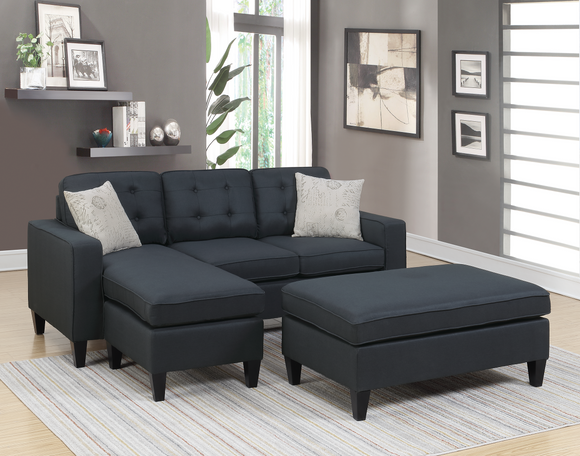 Black SECTIONAL SET