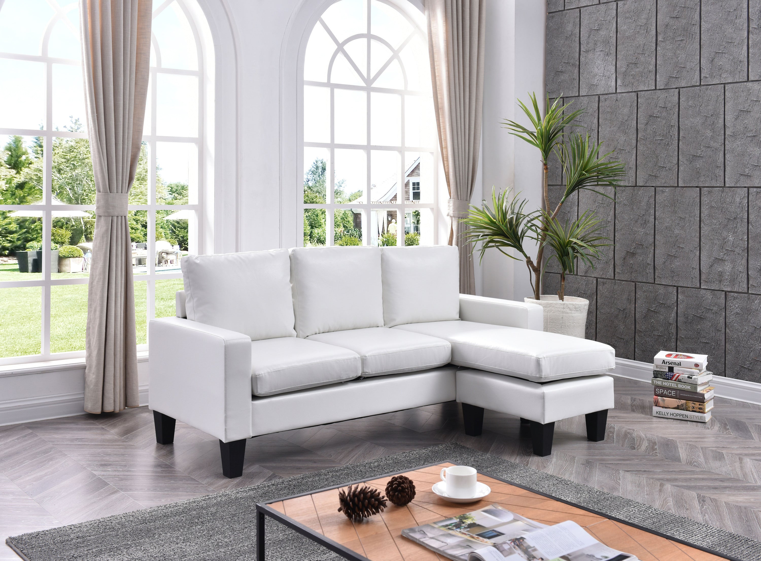 Jenna WHITE Sofa Chaise