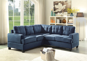 Glory Furniture Sandridge G510B-SC Sectional , NAVY BLUE