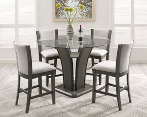 CAMELIA COUNTER HEIGHT DINING GREY BY CROWNMARK AVAILABLE IN HOUSTON, DALLAS, SAN ANTONIO, & AUSTIN  SKU 1710-GY