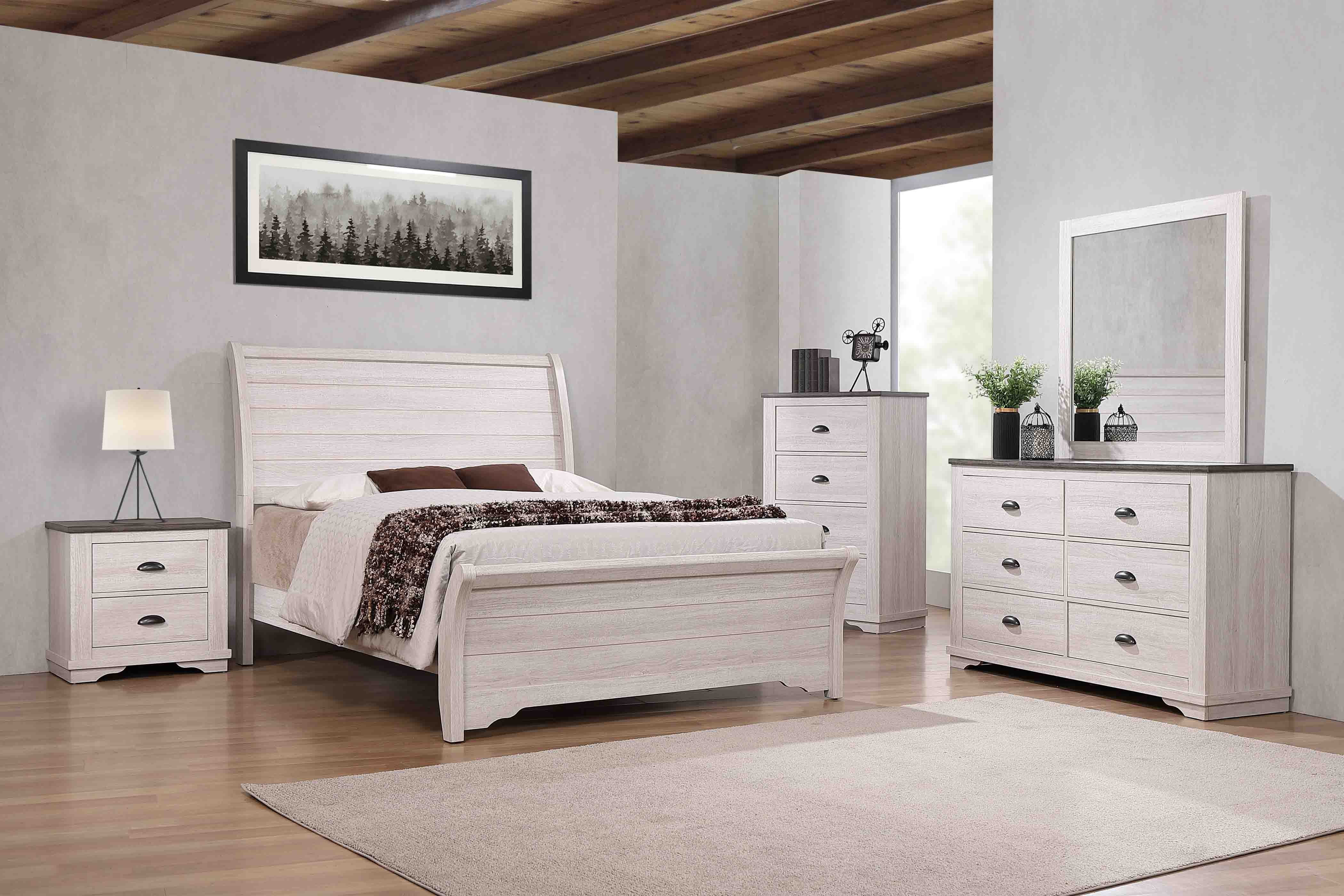 CORALEE COMPLETE BEDROOM SET IN WHITE BY CROWNMARK AVAILABLE IN HOUSTON, DALLAS, SAN ANTONIO, & AUSTIN  SKU b8130