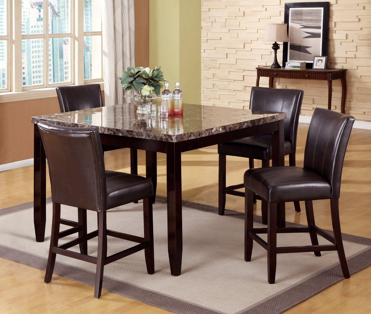 54x54 counter height dining set hot sale