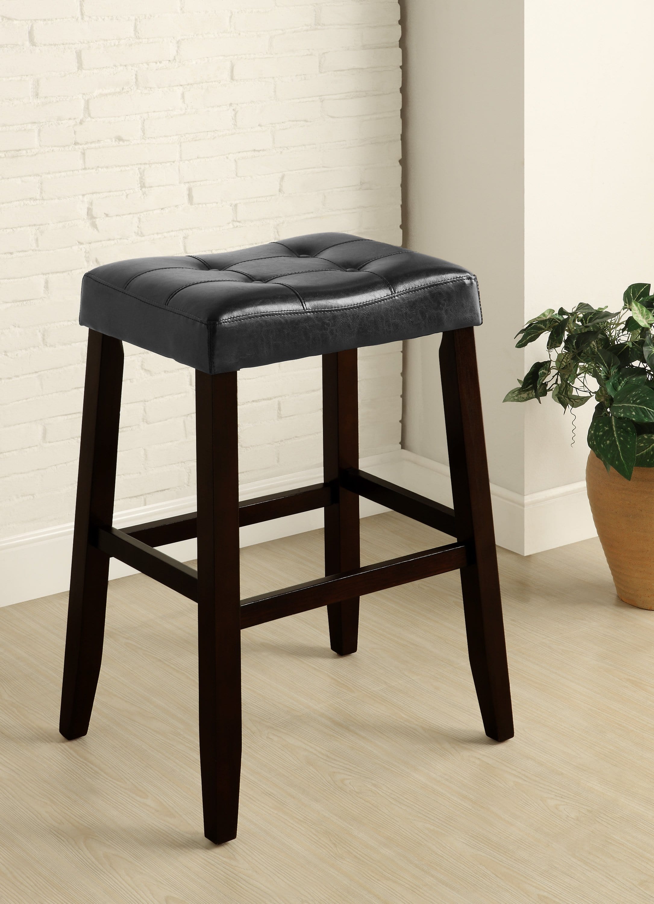 KENT SADDLE CHAIR 29 BY CROWNMARK AVAILABLE IN HOUSTON, DALLAS, SAN ANTONIO, & AUSTIN  SKU 2987-BK