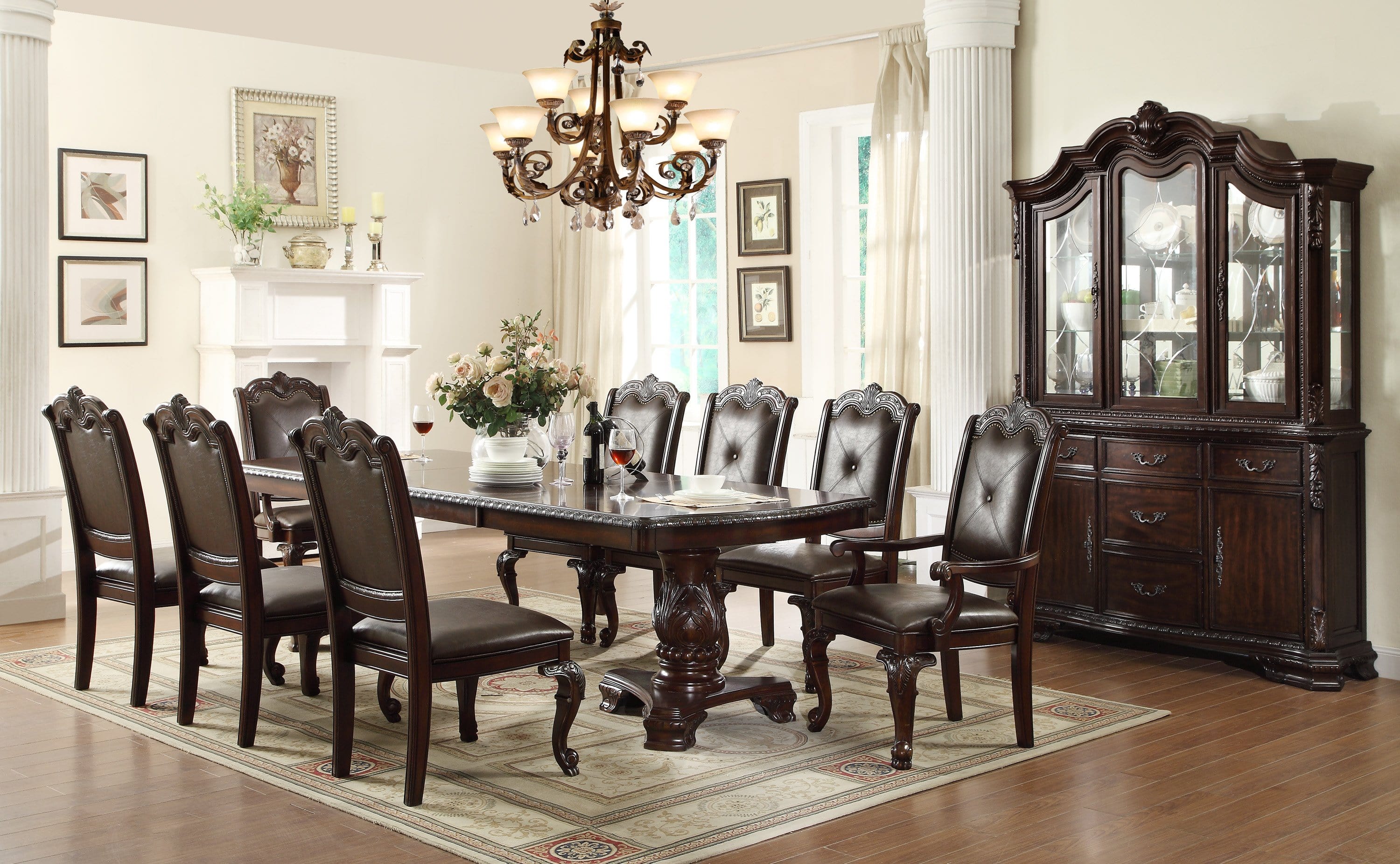 KIERA 5 PC DINING SET BY CROWNMARK AVAILABLE IN HOUSTON, DALLAS, SAN ANTONIO, & AUSTIN  SKU 2150