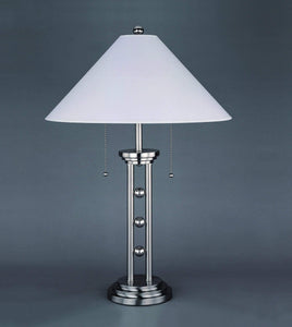 MAGNUM CHROME TABLE LAMP BY CROWNMARK AVAILABLE IN HOUSTON, DALLAS, SAN ANTONIO, & AUSTIN  SKU 6231-T