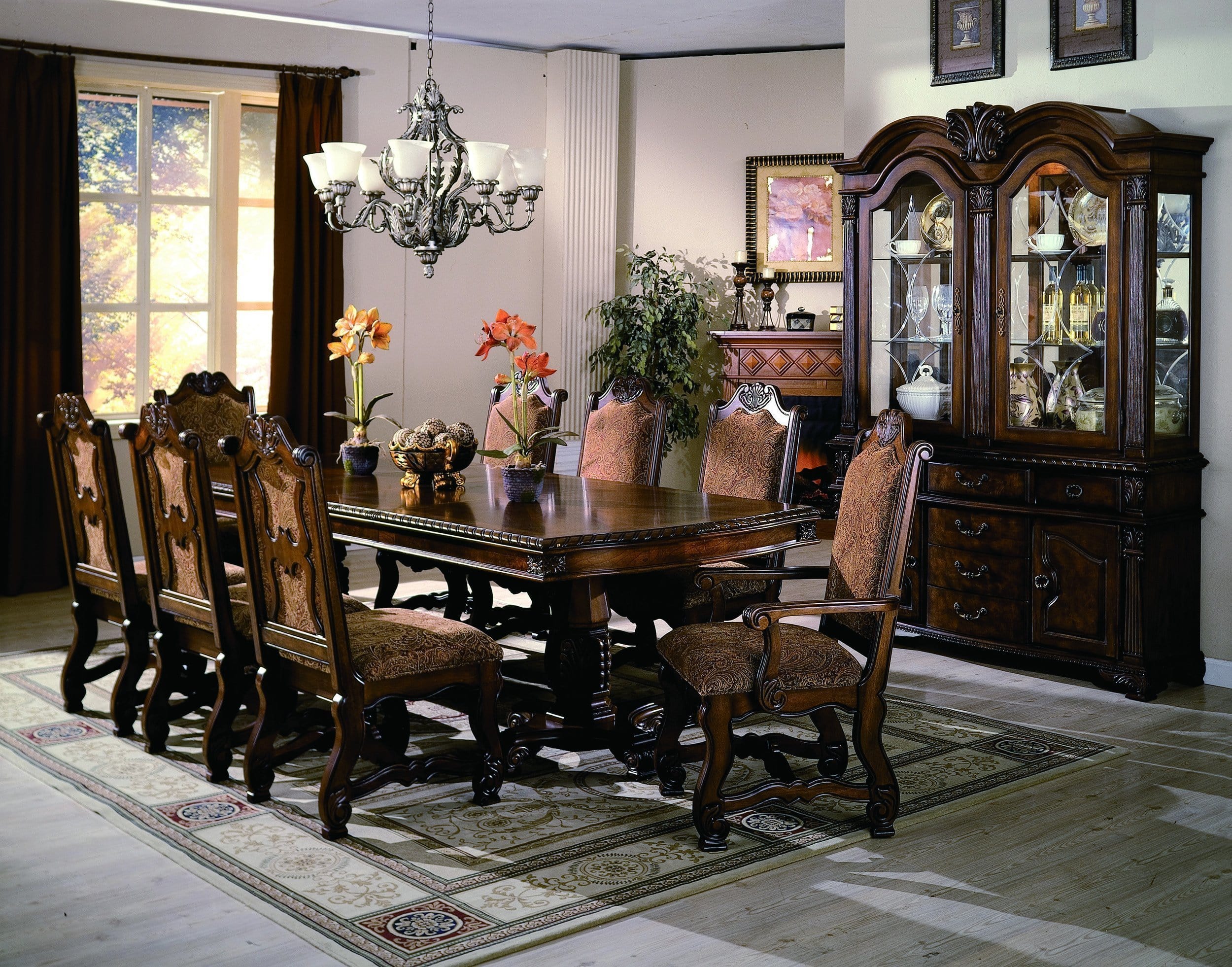 NEORENAISSANCE 5 PC DINING SET BY CROWNMARK AVAILABLE IN HOUSTON, DALLAS, SAN ANTONIO, & AUSTIN  SKU 2400-2401