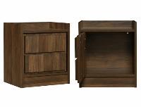 ZELDA NIGHT STAND IN CHOCOLATE  BY CROWNMARK AVAILABLE IN HOUSTON, DALLAS, SAN ANTONIO, & AUSTIN  SKU 5106CHOC-2