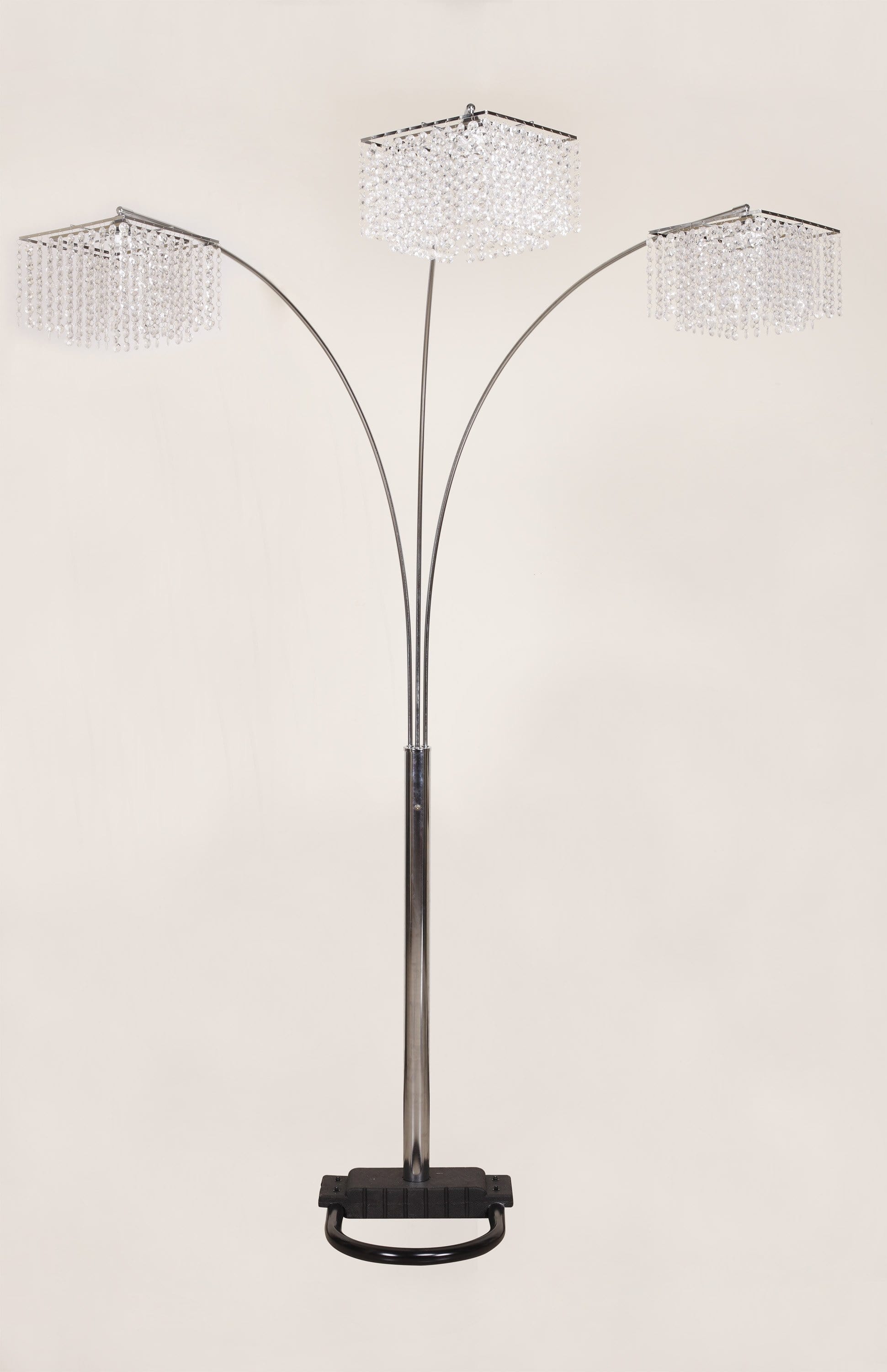 RAIN DROP FLOOR LAMP IN SILVER BY CROWNMARK AVAILABLE IN HOUSTON, DALLAS, SAN ANTONIO, & AUSTIN  SKU 6217