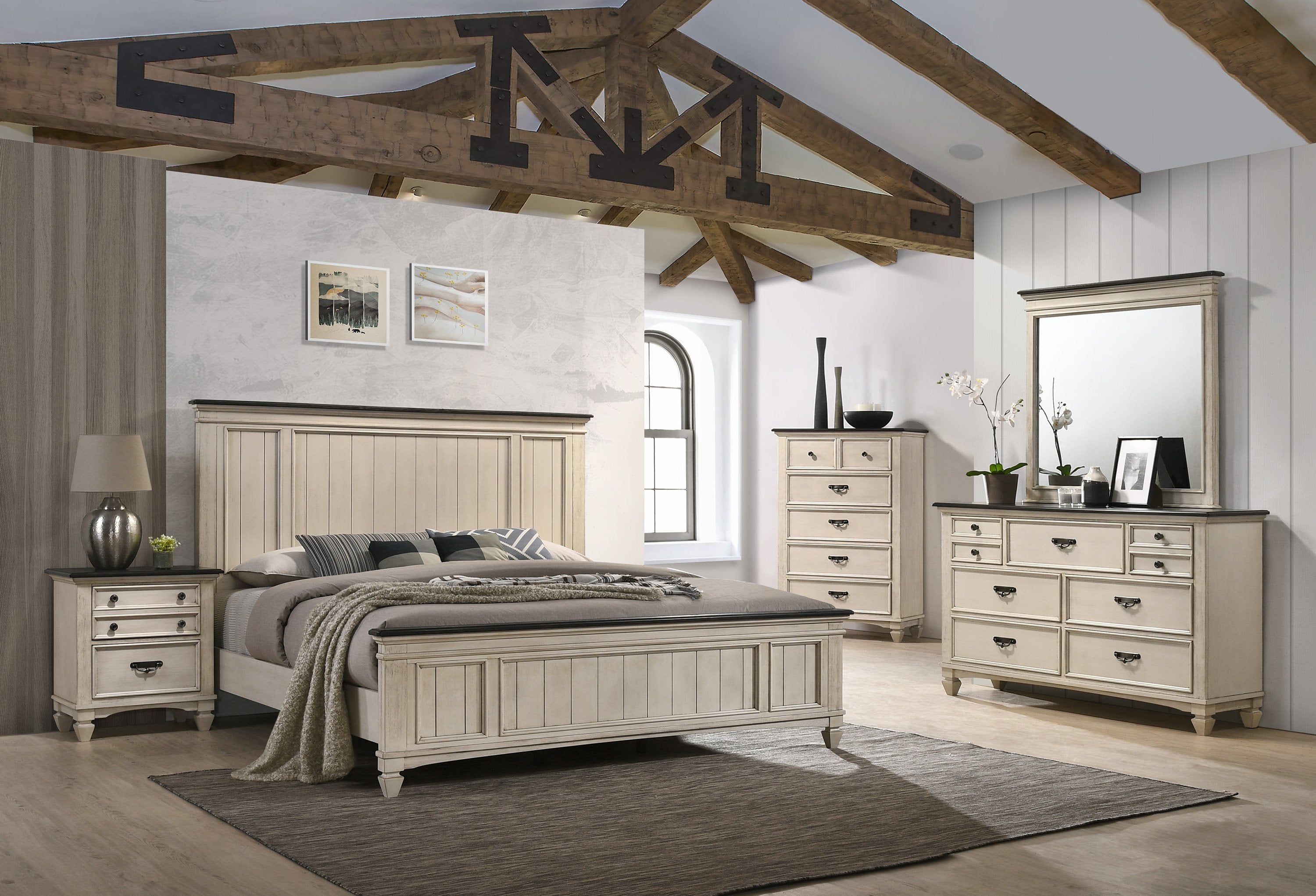 SAWYER COMPLETE BEDROOM SET BY CROWNMARK AVAILABLE IN HOUSTON, DALLAS, SAN ANTONIO, & AUSTIN  SKU b9100