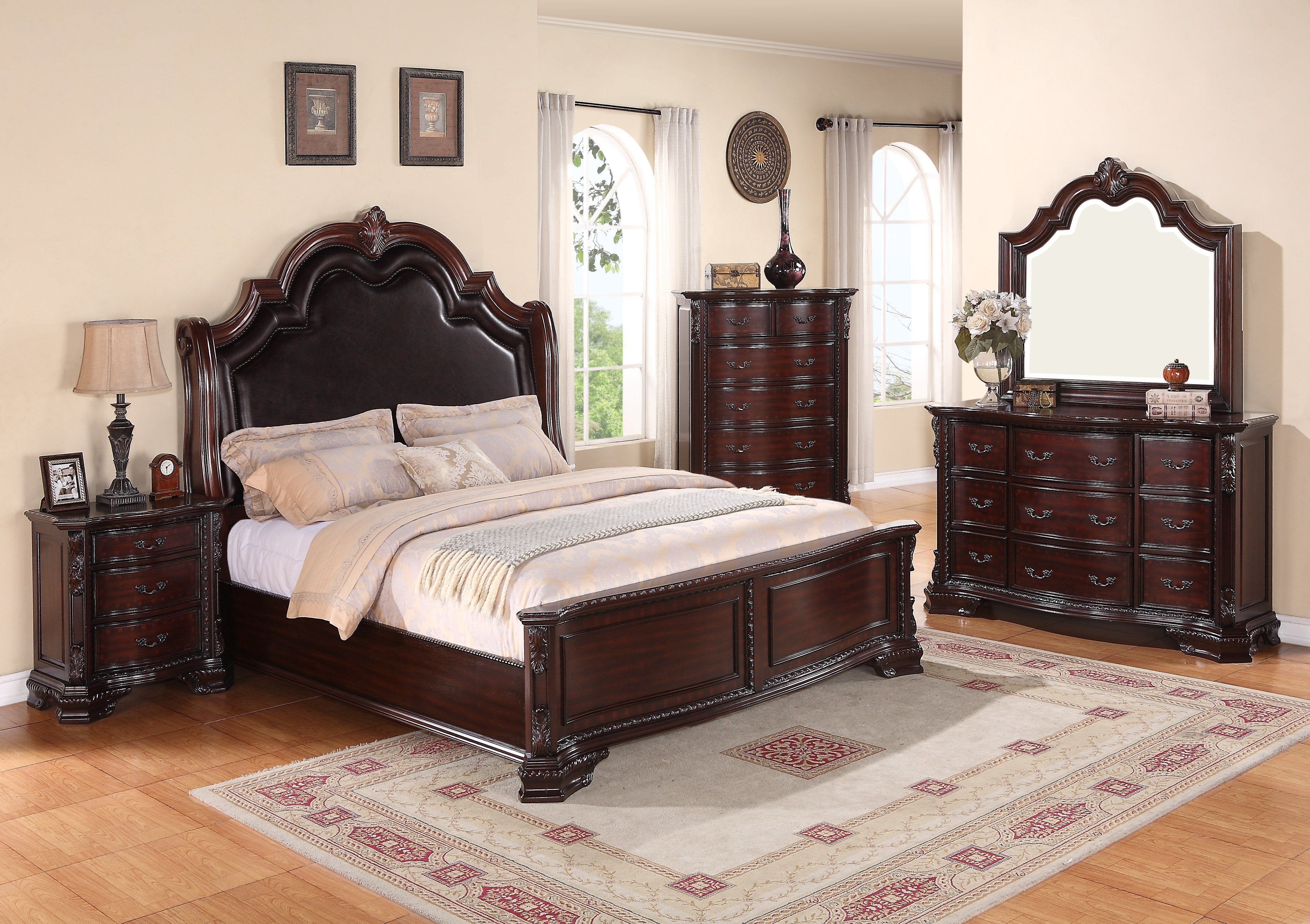 SHEFFIELD COMPLETE BEDROOM SET BY CROWNMARK AVAILABLE IN HOUSTON, DALLAS, SAN ANTONIO, & AUSTIN  SKU b1100