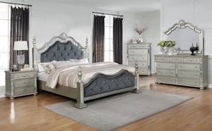 STERLING COMPLETE BEDROOM SET BY CROWNMARK AVAILABLE IN HOUSTON, DALLAS, SAN ANTONIO, & AUSTIN  SKU b7660