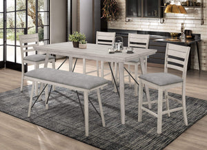 WHITE SANDS COUNTER HEIGHT DINING SET BY CROWNMARK AVAILABLE IN HOUSTON, DALLAS, SAN ANTONIO, & AUSTIN  SKU 2832