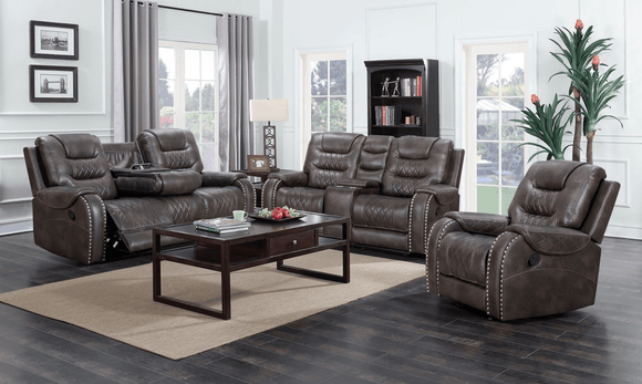 ASHLEY GREY 3PC RECLINING SET By HH AVAILABLE IN HOUSTON, DALLAS, AUSTIN, SAN ANTONIO, & NATIONWIDE