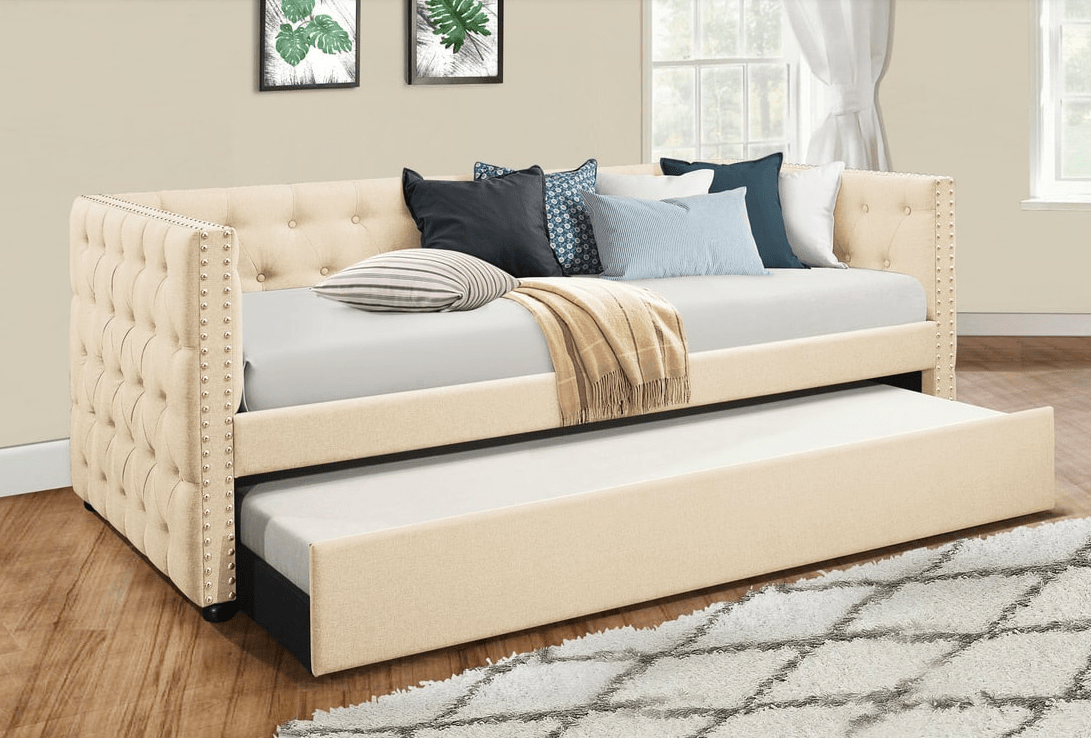 COURAGE LINEN DAY BED By HH AVAILABLE IN HOUSTON, DALLAS, AUSTIN, SAN ANTONIO, & NATIONWIDE