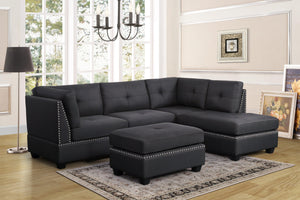 SIENNA 2 PC SECTIONAL IN GREY LINEN BY HH AVAILABLE IN HOUSTON, DALLAS, SAN ANTONIO, & AUSTIN  SKU SIENNA-GY-LINEN