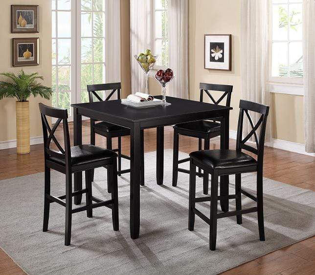 TAHOE 5 PC PUB TABLE DINING SET IN DARK ESPRESSO BY HH AVAILABLE IN HOUSTON, DALLAS, SAN ANTONIO, & AUSTIN  SKU Tahoe - Dark Esp