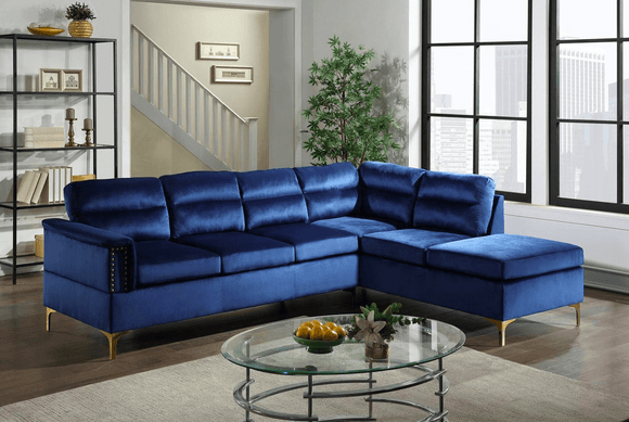 VOGUE BLUE SECTIONAL By HH AVAILABLE IN HOUSTON, DALLAS, AUSTIN, SAN ANTONIO, & NATIONWIDE