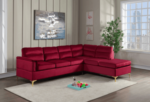 VOGUE - RED SECTIONAL By HH AVAILABLE IN HOUSTON, DALLAS, AUSTIN, SAN ANTONIO, & NATIONWIDE