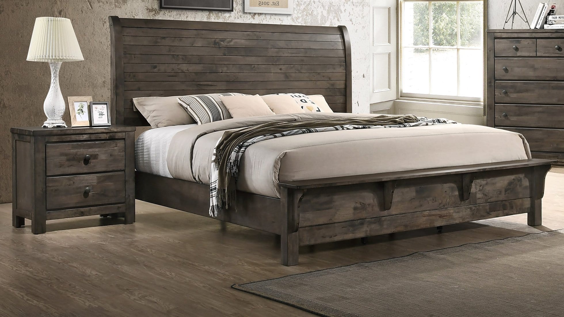 FARMHOUSE 7 PC COMPLETE BEDROOM SET BY NEW ERA AVAILABLE IN HOUSTON, DALLAS, SAN ANTONIO, & AUSTIN  SKU B2110