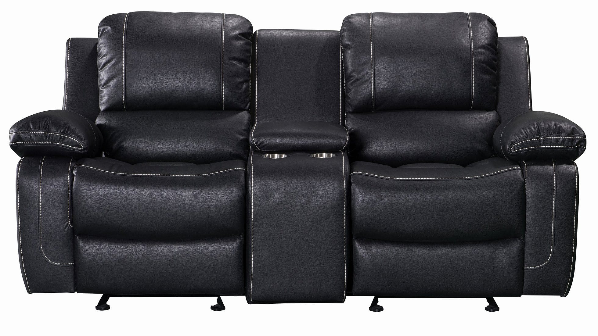 NOVA BLACK RECLINING SOFA & LOVESEAT BY NEW ERA AVAILABLE IN HOUSTON, DALLAS, SAN ANTONIO, & AUSTIN  SKU S3009