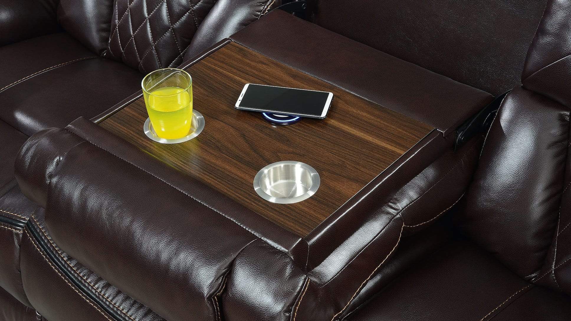 PARTY TIME BROWN RECLINING SOFA & LOVESEAT BY NEW ERA AVAILABLE IN HOUSTON, DALLAS, SAN ANTONIO, & AUSTIN  SKU S2020BR