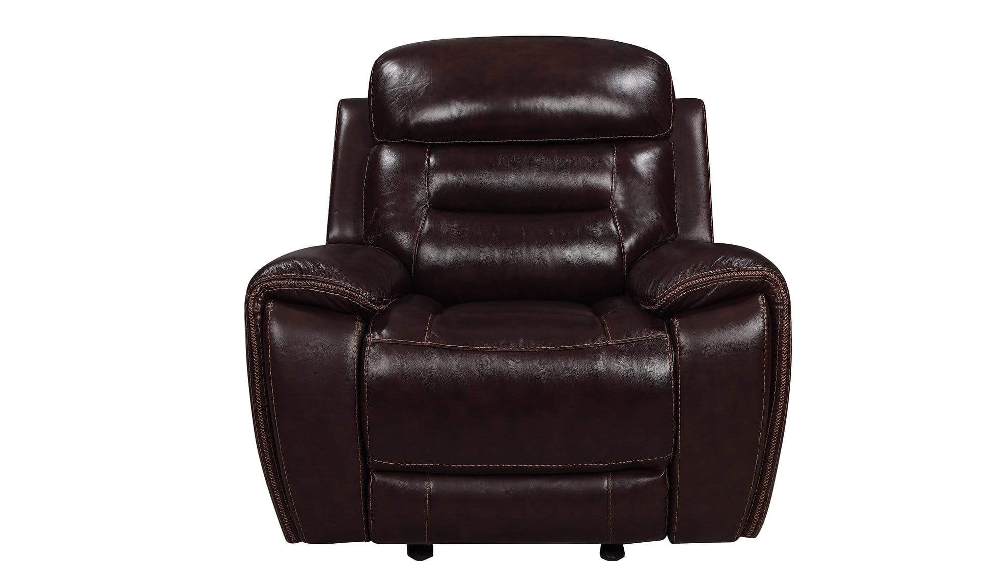 ROSEWOOD DARK BROWN TOP GRAIN LEATHER RECLINING SOFA & LOVESEAT BY NEW ERA AVAILABLE IN HOUSTON, DALLAS, SAN ANTONIO, & AUSTIN  SKU S2226DKBR