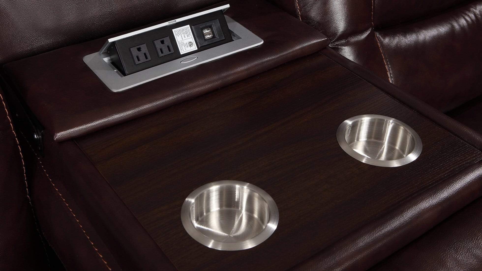 ROSEWOOD DARK BROWN TOP GRAIN LEATHER RECLINING SOFA & LOVESEAT BY NEW ERA AVAILABLE IN HOUSTON, DALLAS, SAN ANTONIO, & AUSTIN  SKU S2226DKBR