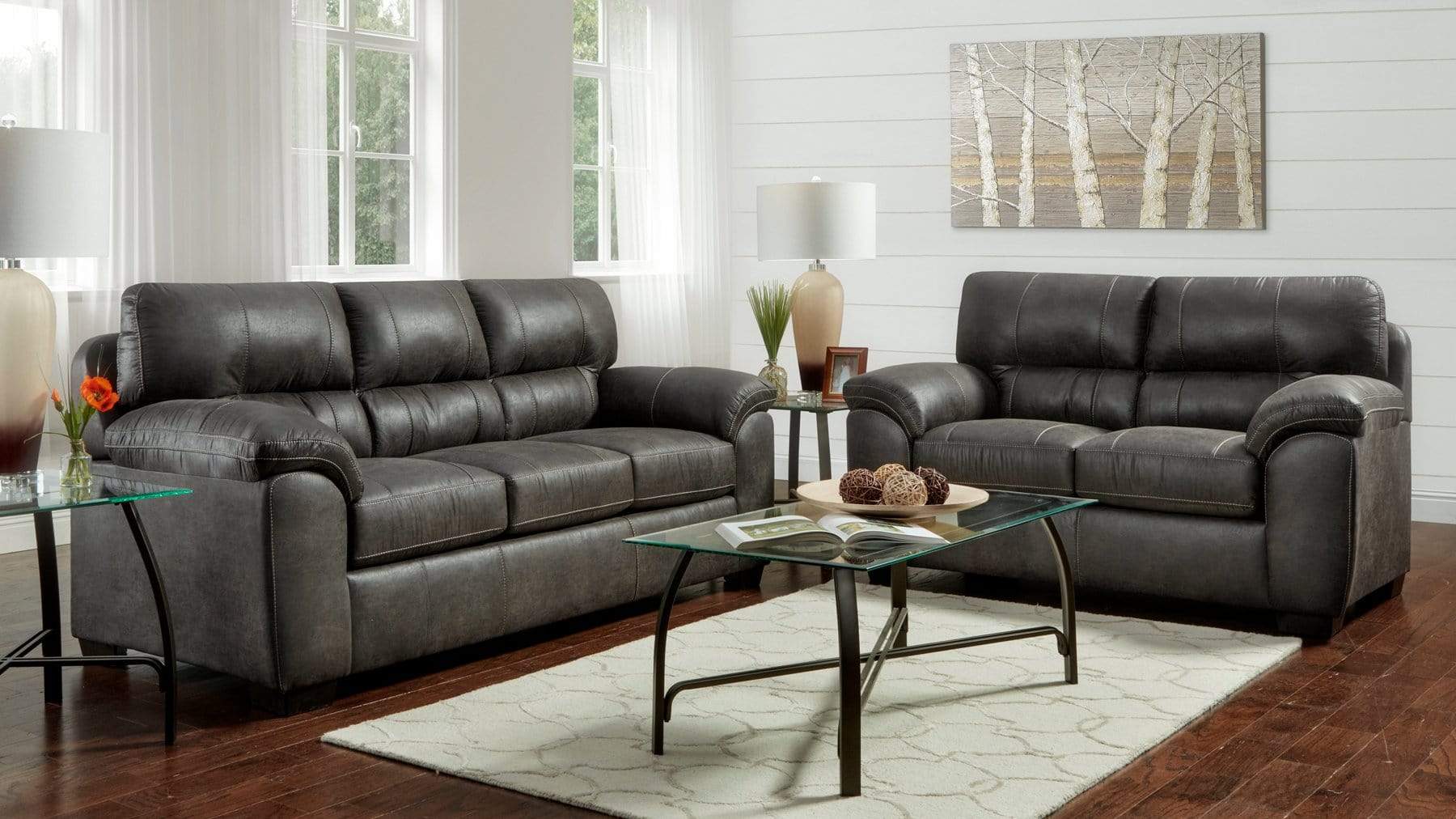 SEQUOIA ASH SOFA & LOVESEAT BY NEW ERA AVAILABLE IN HOUSTON, DALLAS, SAN ANTONIO, & AUSTIN  SKU S5603