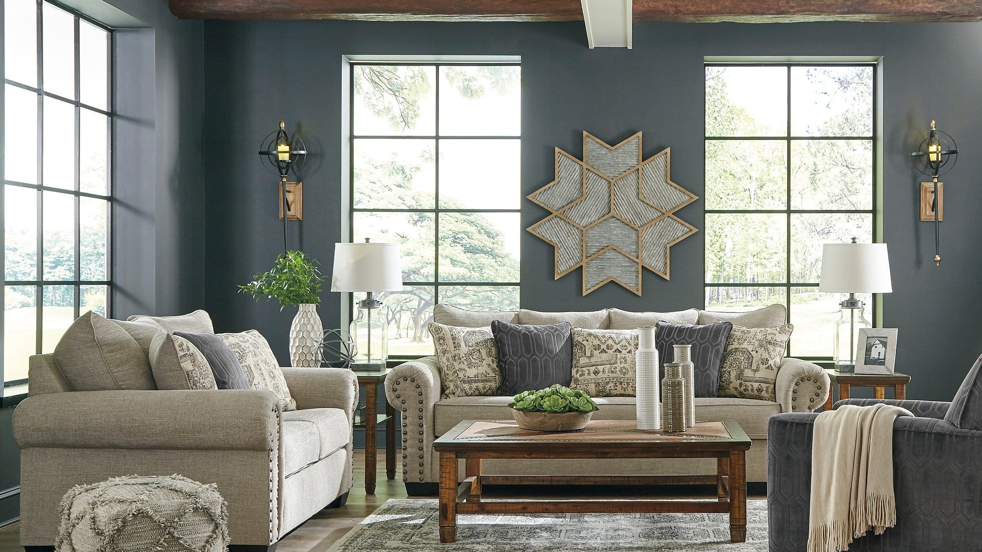 ZARINA JUTE SOFA & LOVESEAT BY NEW ERA AVAILABLE IN HOUSTON, DALLAS, SAN ANTONIO, & AUSTIN  SKU NE-97704